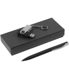 Набор Flashwrite, черный, 16 Гб с логотипом