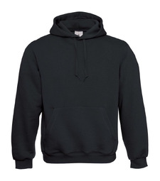 Толстовка Hooded, черная с логотипом