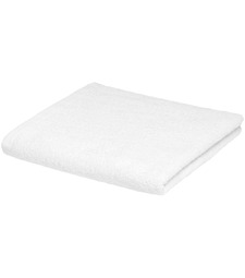 Полотенце отельное For Rooms, среднее, белое с логотипом