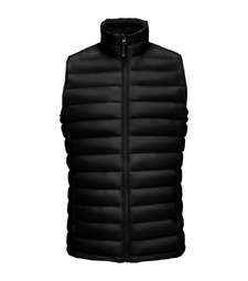 Жилет мужской Wilson BW Men, черный с логотипом