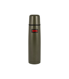 Термос из нерж. стали тм THERMOS FBB-1000AG 1L, зеленый с логотипом