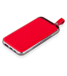 Внешний аккумулятор Rombica NEO Electron Red, 10000 мАч, красный с логотипом