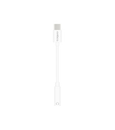 Rombica Type-C Adapter 3.5 White, белый с логотипом