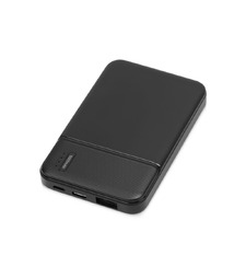 Внешний аккумулятор Evolt Mosaic, 5000 mAh, черный с логотипом