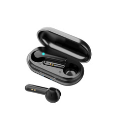 Беспроводные наушники Rombica Mysound Flip Black с логотипом