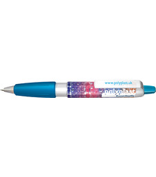 2775 Big Pen XL Frosty голубой/белый с логотипом