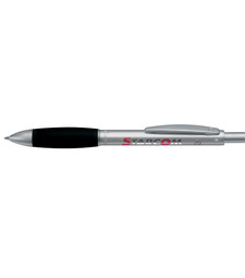 2790 2-Action-Pen серебрист. с мягк. манжетой с логотипом