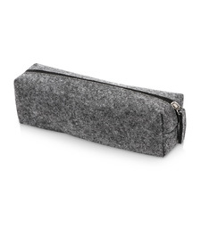 Пенал Felt из RPET-фетра, серый с логотипом