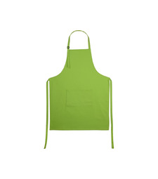 Хлопковый фартук 180gsm, зеленое яблоко с логотипом