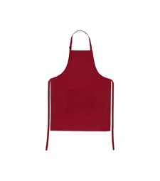 Хлопковый фартук 180gsm, бордо с логотипом