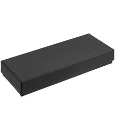 Коробка Notes с ложементом для ручки и флешки, черная с логотипом