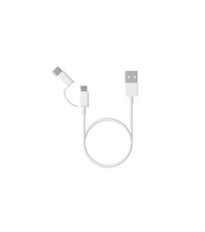 Кабель Mi 2-in-1 USB Cable Micro-USB to Type C 30см SJX02ZM (SJV4083TY) с логотипом