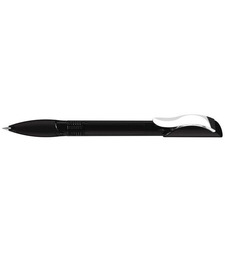 2419 ШР Hattrix Clear Soft grip Clip Metal черный black с логотипом