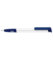 2956 ШР сп Super-Hit Basic Polished Soft grip белый/т.синий 2757 с логотипом