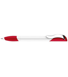 3201 ШР Hattrix Polished Basic Soft grip zone ClipMetal бело/красный 186 с логотипом