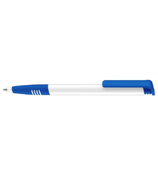 2956 ШР сп Super-Hit Basic Polished Soft grip белый/синий 2935 с логотипом