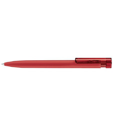 2015 ШР Liberty Soft Touch clip clear красный 186 с логотипом