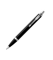 Шариковая ручка Parker IM Mat Black CT лак матовый, стержень: M, цвет чернил: blue, в подарочной упаковке. с логотипом