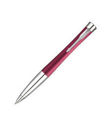 Шариковая ручка Parker Urban Vibrant Magenta CT, стержень: M, цвет чернил: blue, в подарочной упаковке. с логотипом