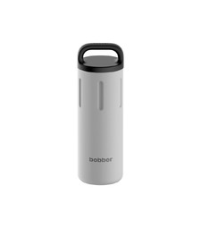 Вакуумный термос бытовой с керамическим покрытием, тм bobber, 770 мл. Артикул Bottle-770 Sand Grey (серый) с логотипом