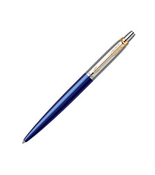 Шариковая ручка Parker Jotter SE 135 Lacquer Blue St.Steel GT, стержень: M, цвет чернил : blue, в подарочной упаковке с логотипом