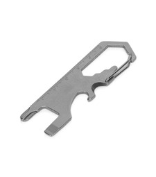 Мультиинструмент Carabiner, серебристый с логотипом
