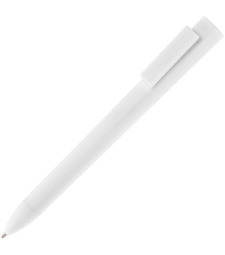 Ручка шариковая Swiper SQ Soft Touch, белая с логотипом