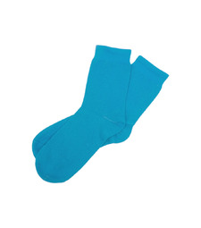 Носки Socks женские бирюзовые, р-м 25 с логотипом