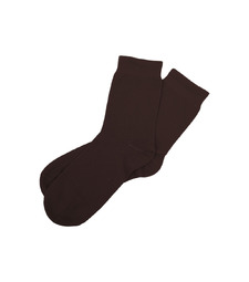 Носки Socks женские шоколадные, р-м 25 с логотипом