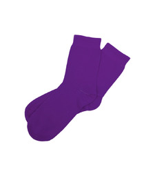 Носки Socks женские фиолетовые, р-м 25 с логотипом