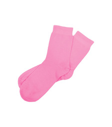 Носки Socks женские розовые, р-м 25 с логотипом