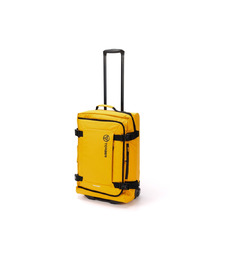 Сумка на колесах TORBER РИТМ, желтый, полиэстер 900D с PU покрытием, 60 х 38 х 25,5 см, 57 л с логотипом