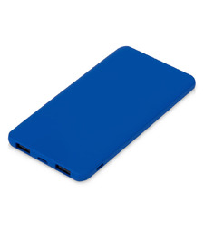 Внешний аккумулятор Powerbank C1, 5000 mAh, синий с логотипом