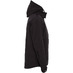 Куртка мужская Hooded Softshell черная с логотипом