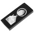Брелок SILV HOME; 3,97 x 3,3 x 0,3 см; металл с логотипом