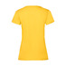 Футболка "Lady-Fit Valueweight T", солнечно-желтый_L, 100% хлопок, 165 г/м2 с логотипом