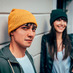 Шапка вязаная RIO с отворотом из материала rPET/рециклированного полиэстера с логотипом