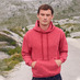 Толстовка "Classic Hooded Sweat", серый меланж_4XL, 80% х/б, 20% п/э, 280 г/м2 с логотипом