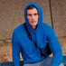 Толстовка без начеса LIGHTWEIGHT HOODED SWEAT 240 с логотипом