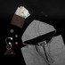 Толстовка женская CLASSIC HOODY FULL ZIP 300 с логотипом