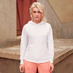 Толстовка женская без начеса LIGHTWEIGH HOODED SWEAT 240 с логотипом