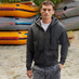 Толстовка с начесом PREMIUM HOODED SWEAT JACKET 280 с логотипом