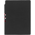Ежедневник Flexpen Black, недатированный, черный с красным с логотипом