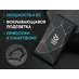 Портативное беспроводное зарядное устройство Geo Wireless, 5000 mAh, черный с логотипом