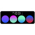 Часы с беспроводным зарядным устройством Rombica Timebox 1, белый с логотипом
