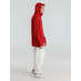 Толстовка с капюшоном унисекс Hoodie, красная с логотипом