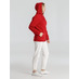 Толстовка с капюшоном унисекс Hoodie, красная с логотипом
