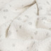 Плед Snowspot Fluffy, белый с люрексом с логотипом