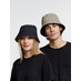 Панама Nylon двусторонняя, черная с хаки с логотипом
