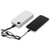 Внешний аккумулятор Mild Pro c быстрой зарядкой QC/PD, 20 000 mAh, белый с логотипом